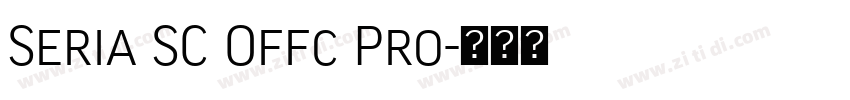 Seria SC Offc Pro字体转换